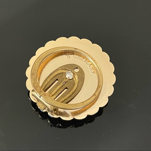 ✨Gorgeous VTG West Germany Costume Jewelry Scarf Clip - Picture 2 of 2